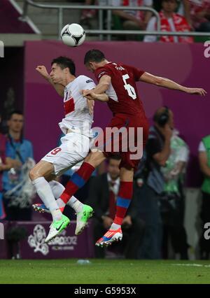 Football - UEFA Euro 2012 - Groupe A - République tchèque Pologne v Stade Municipal - Banque D'Images