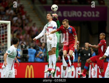 Football - UEFA Euro 2012 - Trimestre Final - République tchèque / Portugal - National Stadium Banque D'Images