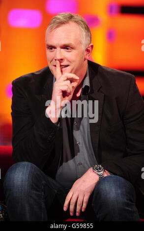 Greg Davies pendant le tournage du Graham Norton Show aux London Studios, Londres. Banque D'Images