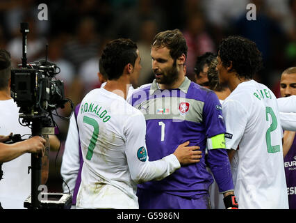 Football - UEFA Euro 2012 - Trimestre Final - République tchèque / Portugal - National Stadium Banque D'Images