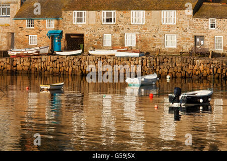 Port Mousehole, Penzance, Cornwall, Angleterre Banque D'Images