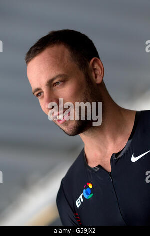 Oscar Pistorius Athlétisme - Fonction - Lee Valley Athletics Center Banque D'Images