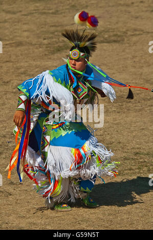 Danseuse Powow, Amérique du Nord Banque D'Images