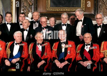 Les guerres et les conflits - Fonds de bienfaisance de l'Armée 60e Anniversaire Dîner - Hôpital Royal de Chelsea, Londres Banque D'Images