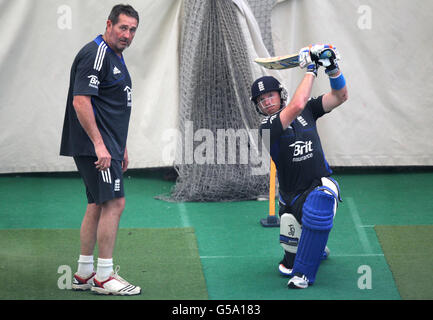 Cricket - Troisième un jour Natwest International - Angleterre v Australie - Angleterre - Session Filets Edgbaston Banque D'Images