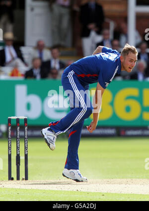 Cricket - First NatWest One Day International - Angleterre v Australie - Lords.Stuart Broad d'Angleterre pendant la série internationale NatWest One Day à Lords, Londres. Banque D'Images