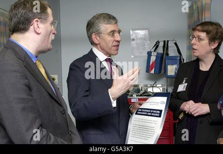 Jack Straw Tooting visite à l'hôpital. Banque D'Images