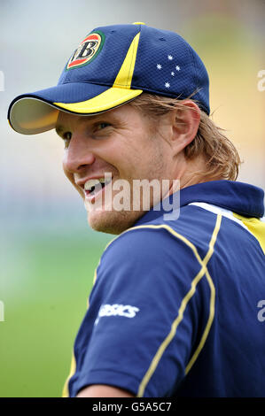 Cricket - Third NatWest One Day International - Angleterre / Australie - Edgbaston. Shane Watson d'Australie Banque D'Images