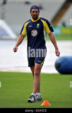 Cricket - Third NatWest One Day International - Angleterre / Australie - Edgbaston. Ben HILFENHAUS en Australie Banque D'Images