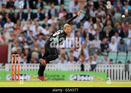 Cricket - Friends Life T20 - South Group - Surrey Lions contre Kent Spitfires - Kia Oval. Gareth Batty, Surrey Lions Banque D'Images