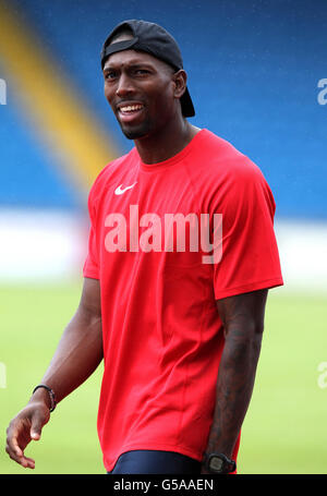 Jeux olympiques - Londres 2012 - USA Track and Field Conférence de presse - Stade Alexandra Banque D'Images