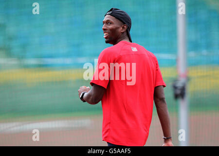 Jeux olympiques - Londres 2012 - USA Track and Field Conférence de presse - Stade Alexandra Banque D'Images