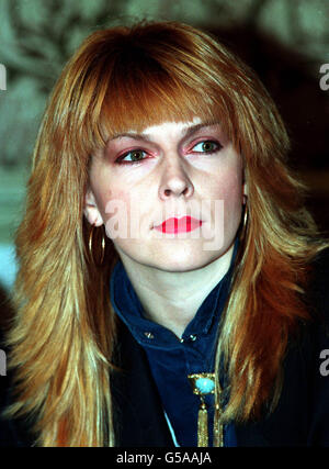 1990: Un portrait de l'actrice et chanteuse punk Toyah Wilcox. Banque D'Images