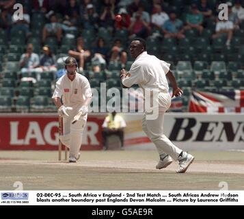 L'Afrique du Sud v Angleterre - 2e Test Match de l'Ground-Johannesburg Wanderers. Banque D'Images