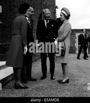 Politique - Le président Richard Nixon Visite - Chequers Banque D'Images