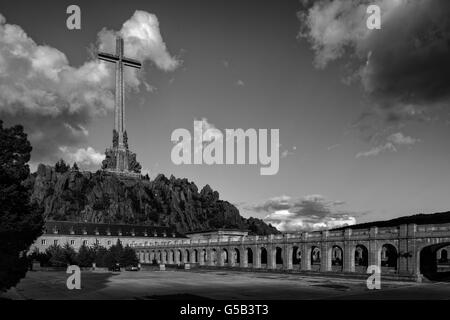 Valle de los Caidos, San Lorenzo de El Escorial, Madrid, Espagne Banque D'Images