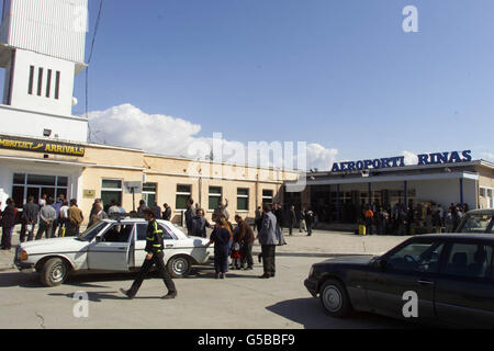 Aéroport albanais Banque D'Images