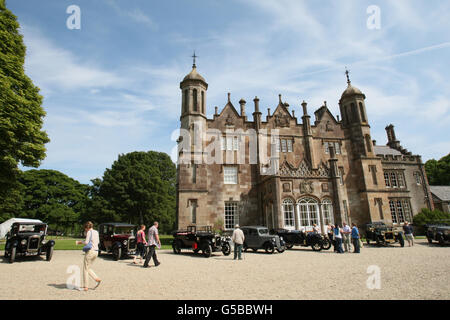 Château de Glenarm, Co Antrim. Banque D'Images