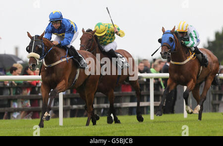 Les courses de chevaux - 2012 Festival d'été de Galway - Galway Journée Handicap Obstacle Guinness - Hippodrome de Galway Banque D'Images