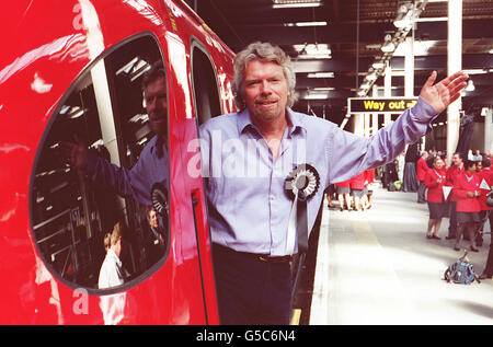 Branson train Voyager Banque D'Images