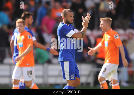 Soccer - Keith Témoignage - Everton v Blackpool - Bloomfield Road Banque D'Images