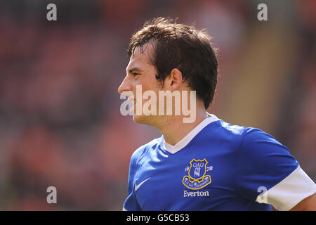 Soccer - Keith Témoignage - Everton v Blackpool - Bloomfield Road Banque D'Images