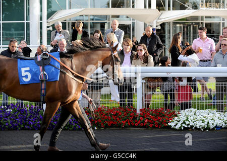 Epsom Horse Racing - Live ! Last Night of the Proms, le Royal Philharmonic Concert Orchestra - Epsom Downs Banque D'Images