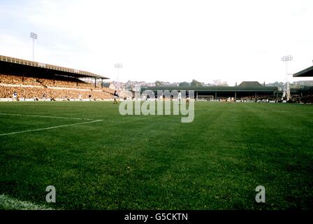 Terrain de football.Elland Road, domicile de Leeds United lors d'un match avec everton Banque D'Images