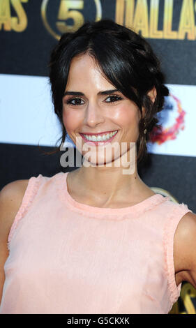 Jordana Brewster arrive au lancement de la Channel 5 Dallas à Old Billinsgate à Londres. Banque D'Images
