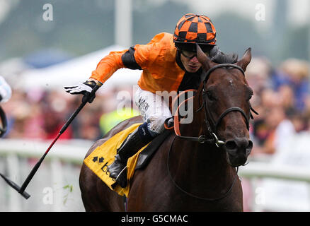 Tempête commerce monté par Jamie Spencer revient à la maison pour gagner le Betfair n'arrangez pas pour moins d'enjeux Banque D'Images