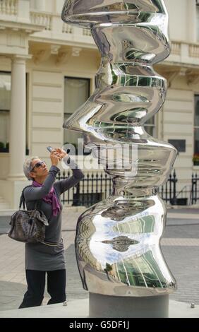 '2012' Colonne elliptique Banque D'Images