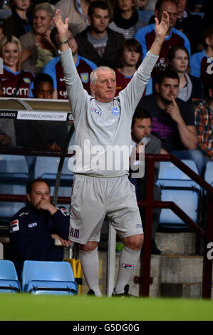 Football - Capital One Cup - second tour - Aston Villa / Tranmere Rovers - Villa Park. Ronnie Moore, responsable de Tranmere Rover Banque D'Images