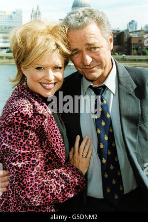 Home and Away tournage Londres Banque D'Images