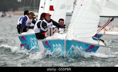 Les Jeux Paralympiques de Londres - Jour 3 Banque D'Images