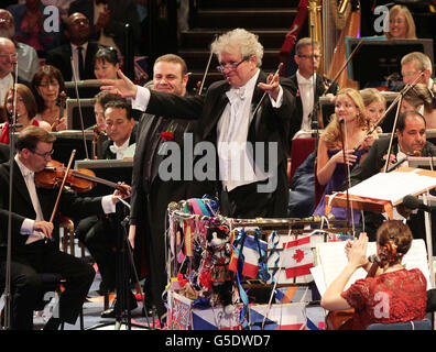 BBC Last Night of the Proms Banque D'Images