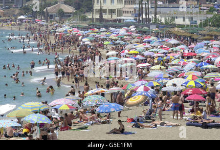 Plage Espagne Banque D'Images