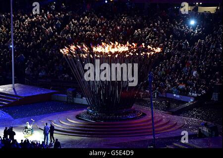 Les Jeux Paralympiques de Londres - Jour 0 Banque D'Images