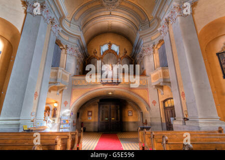 Église de pèlerinage sur Poestlingberg hill à Linz, Haute Autriche, Autriche, Europe Banque D'Images