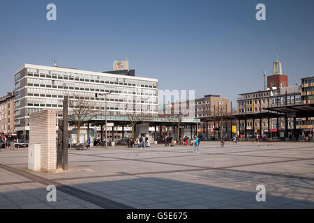 Berliner Platz, Hagen, Ruhr, Rhénanie du Nord-Westphalie, PublicGround Banque D'Images