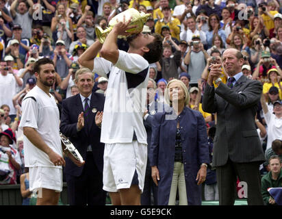 Wimbledon Ivanisevic remporte le titre Banque D'Images