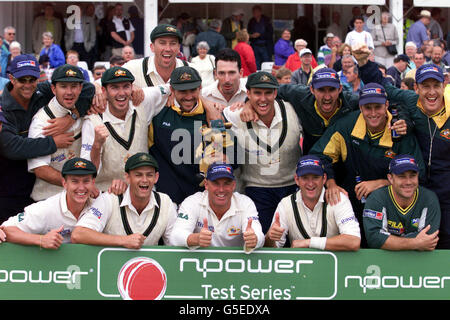 L'équipe australienne de cricket Banque D'Images