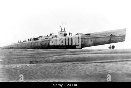 La Première Guerre mondiale - sous-marin de la Marine royale britannique HMS - K.4 Banque D'Images