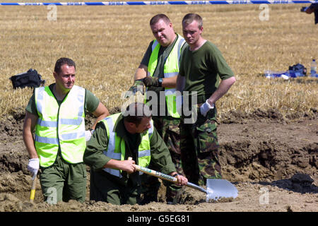 Grave pilote Sussex Banque D'Images