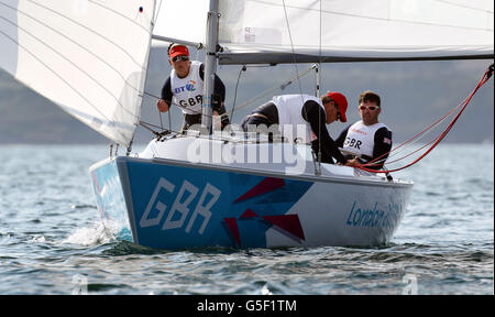 Les Jeux Paralympiques de Londres - Jour 3 Banque D'Images