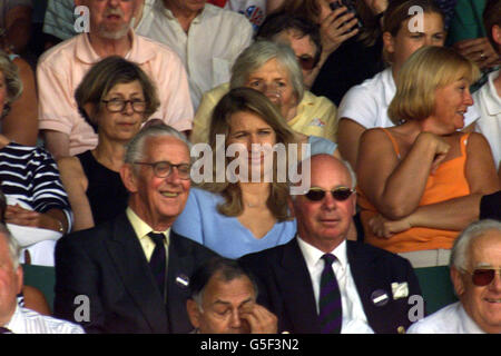 Wimbledon Agassi v Wessels Graf Banque D'Images