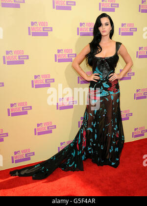 MTV Video Music Awards 2012 - arrivées - Los Angeles.Katy Perry arrive aux MTV Video Music Awards au Staples Center de Los Angeles. Banque D'Images