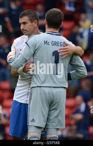 Football - Coupe du Monde FIFA 2014 Qualifications - Groupe Europe A - Ecosse v Serbie - Hampden Park Banque D'Images