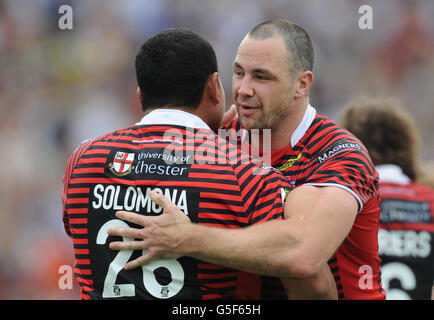 Rugby League - Stobart Super League - Widnes Vikings v Warrington Wolves - Stobart Stadium Halton Banque D'Images