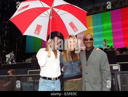 Parti dans les préparations du Parc Banque D'Images