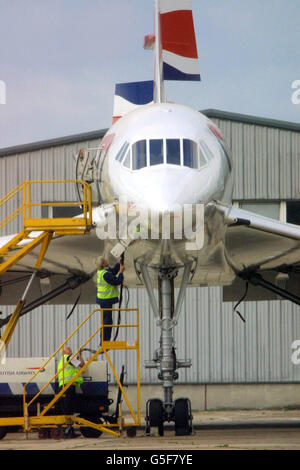 British Airways Concorde Banque D'Images